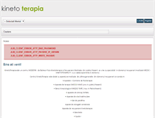 Tablet Screenshot of kineto-terapia.ro